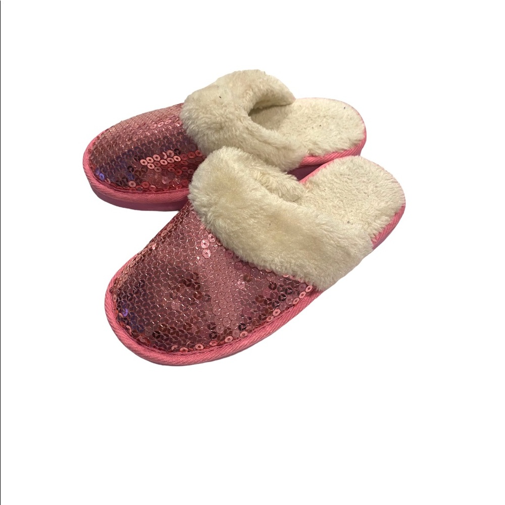 Sequin slippers